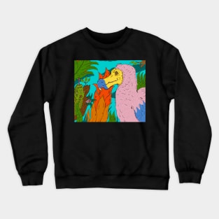 dodo in the jungle Crewneck Sweatshirt